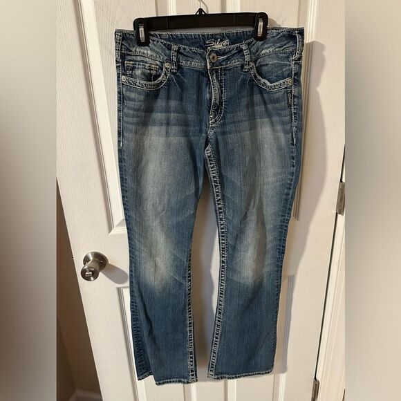 Silver Jeans Bootcut Light Wash Womens Jeans 31x32 - Picture 1 of 9